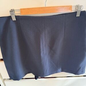 Abercrombie & Fitch Navy Mini Skort